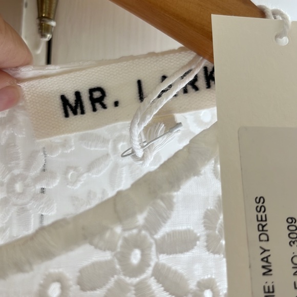 Mr. Larkin May Dress, S, White - Picture 3 of 4